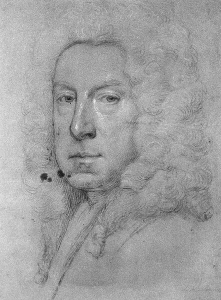 Self Portrait, c. 1738 (chalk on paper)