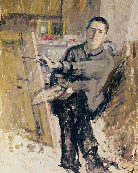 Self Portrait, c. 1907-08 (oil on canvas)