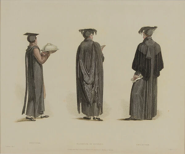 Servitor, Bachelor of Divinity, Collector, engraved by J. Agar, published in R