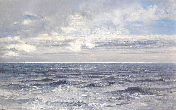Silver Sea, 1869 (oil on canvas)