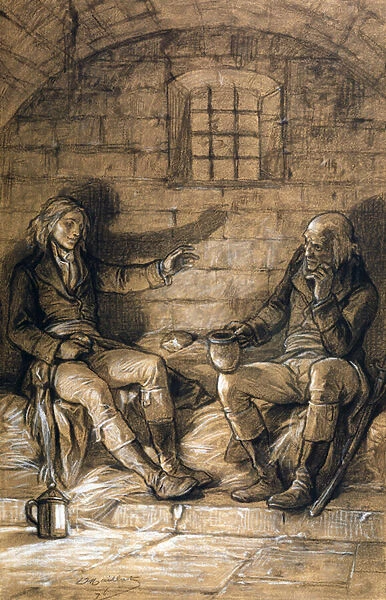 Simourdin and Gauvrais, illustration for Quatrevingt-Treize