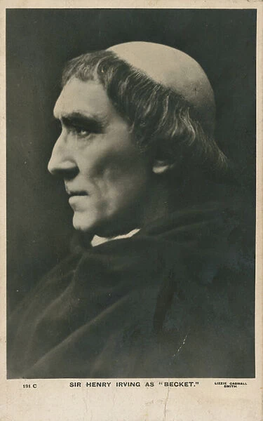 Sir Henry Irving as 'Becket'(photo)