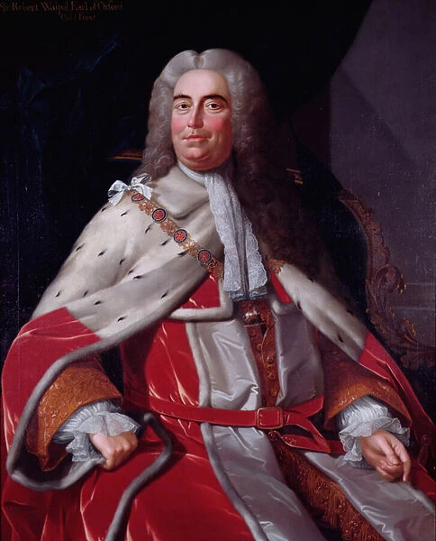 Sir Robert Walpole, Earl of Orford (1676-1745), first Lord of the Treasury