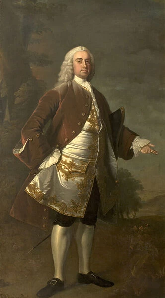 Sir Wolstan Dixie, 1741 (oil on canvas)