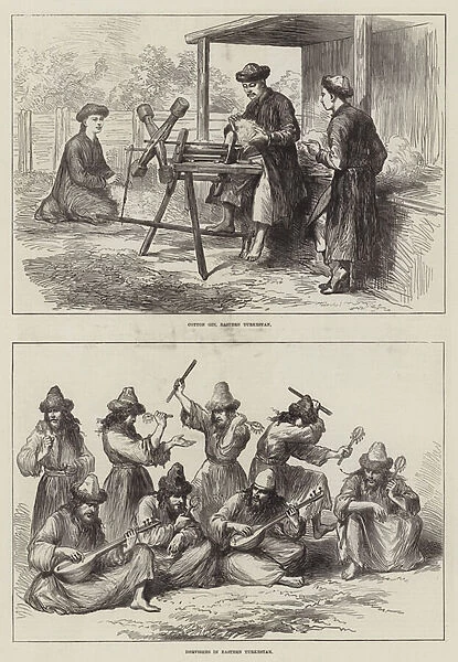 Sketches in Eastern Turkestan (engraving)