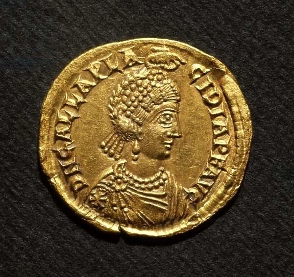 Solidus of Galla Placidia, 425-50 (gold)