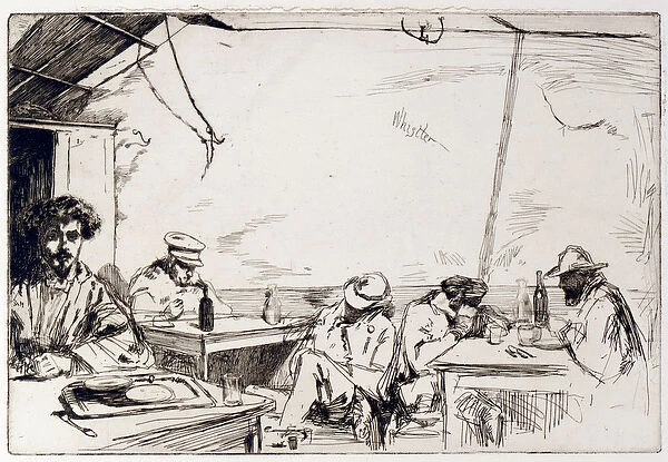 Soupe a Trois Sous, 1859 (etching)