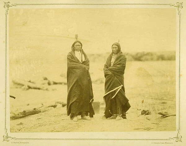 Spotted Tail and Fast Bear, 1868 (albumen print)