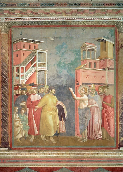 St. Francis Renounces his Fathers Goods and Earthly Wealth, 1297-99 (fresco)