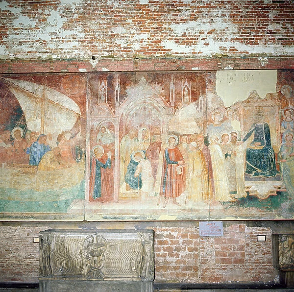 St Ranieri in the Holy Land, mid 14th century (fresco)