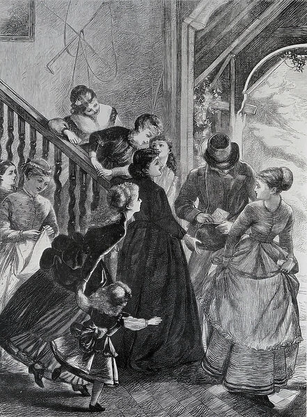 St Valentines Day, 1870 (engraving)
