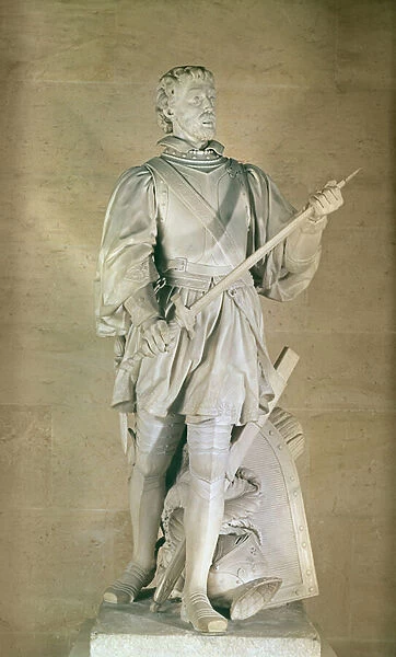 Statue of Pierre du Terrail (1476-1524) Chevalier de Bayard, 1787 (stone)