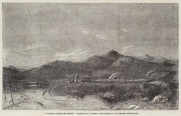 A Summer Evening in Wales (engraving)