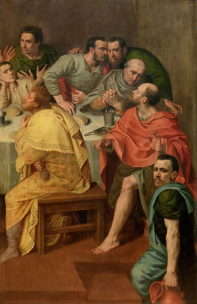 Last Supper (oil on panel)