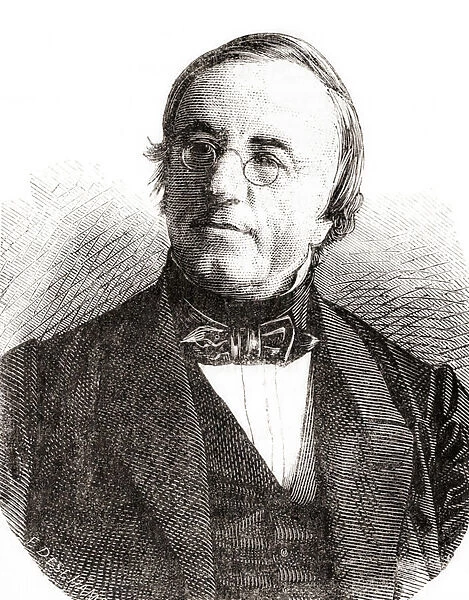 Swiss physicist Auguste Arthur de la Rive, from Les Merveilles de la Science, pub. 1870