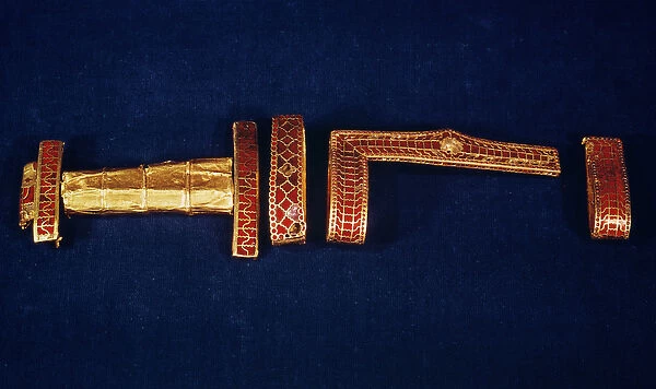 Sword ornaments from the Treasure of Childeric I (426-491