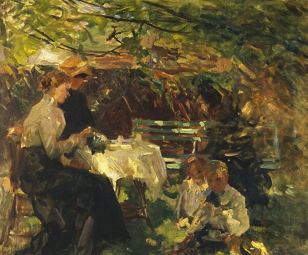 Tea in the Garden, c. 1902 (oil on canvas)