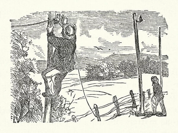 Telegraph Wires (engraving)