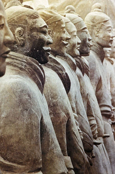 Terracotta Army warrior, Mausoleum of Emperor Qin Shi Huang, 3rd century BC (photo)
