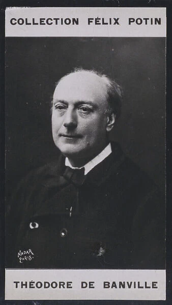Theodore de Banville (1823-1891) (b  /  w photo)