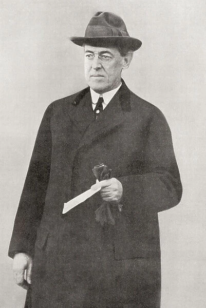 Thomas Woodrow Wilson, 28th President of the United States