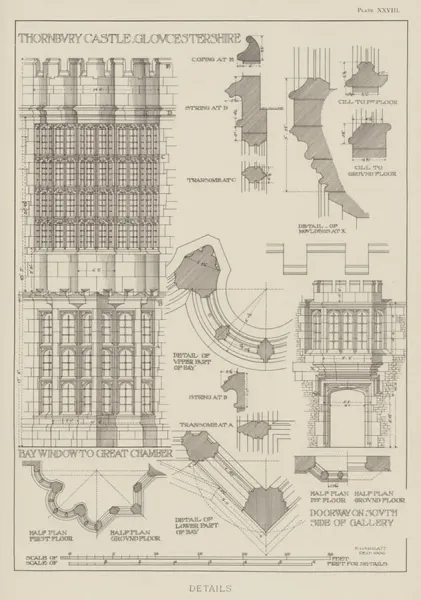 Fine Art Print of Thornbury Castle, Gloucestershire Art