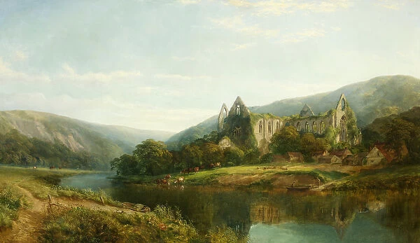 Tintern Abbey, 1861 (oil on canvas)