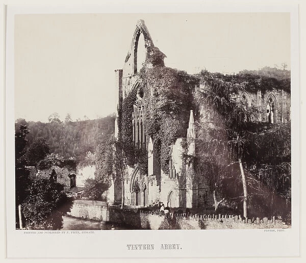 Tintern Abbey, c. 1857 (albumen print)