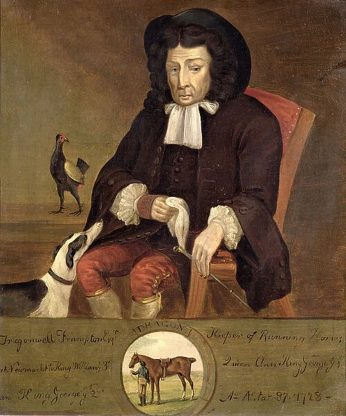 Tregonwell Frampton (1641-1727) Father of the Turf, 1728 (oil on panel)