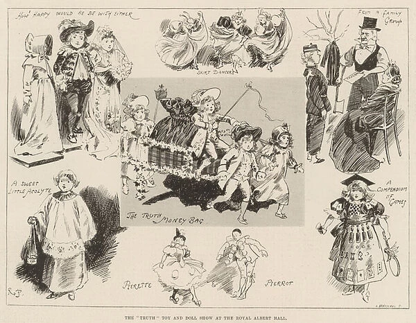 The 'Truth'Toy and Doll Show at the Royal Albert Hall (engraving)