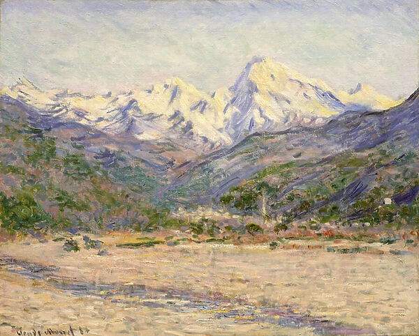 The Valley of the Nervia, 1884 (oil on canvas)