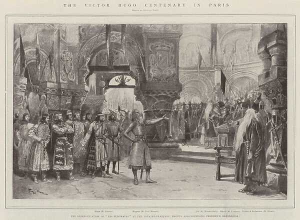 The Victor Hugo Centenary in Paris (litho)