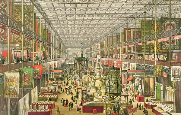 View of the British Department of the Great Exhibition of 1851