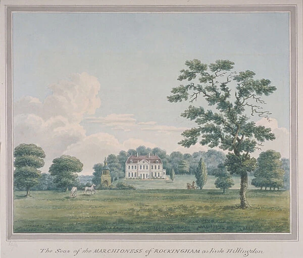 View of Hillingdon House, c. 1820 (w  /  c on paper)