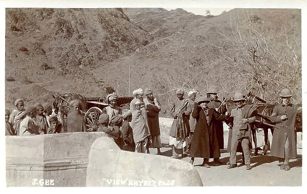View Khyber Pass, c. 1900-30 (sepia photo)