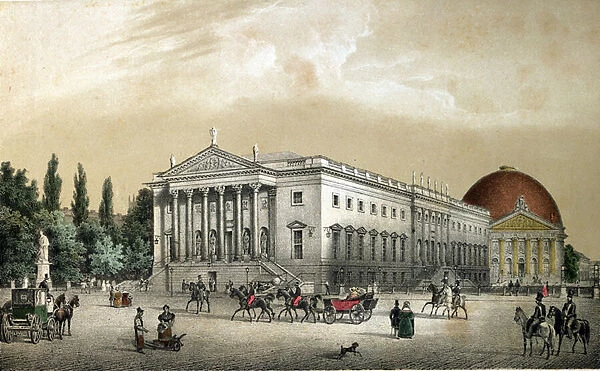 View of the Opera d Unter den Linden (Staatsoper Unter den Linden