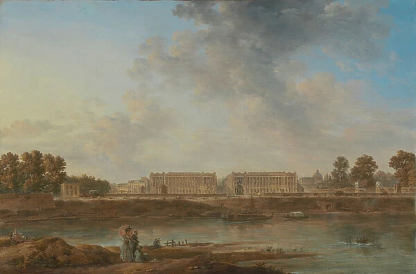 A View of Place Louis XV, c.1775-87 (oil on canvas)