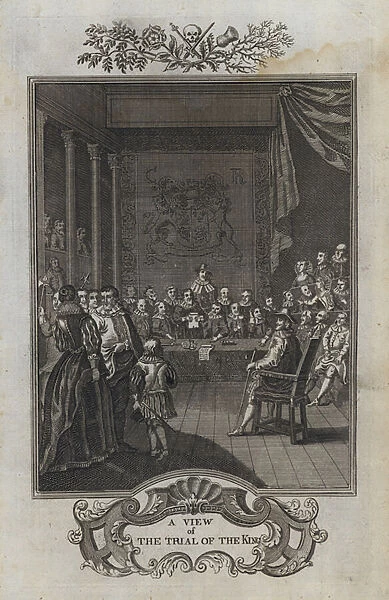 A View of the Trial of the King (engraving)
