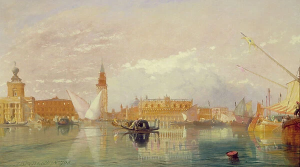 View of Venice, 1867 (w  /  c on paper)