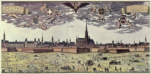 View of Vienna, 1672 (engraving)