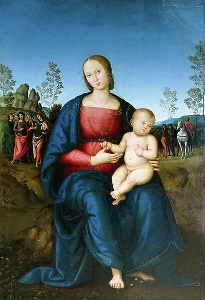 Virgin with Child, 1502 circa, Perugino (oil on panel)