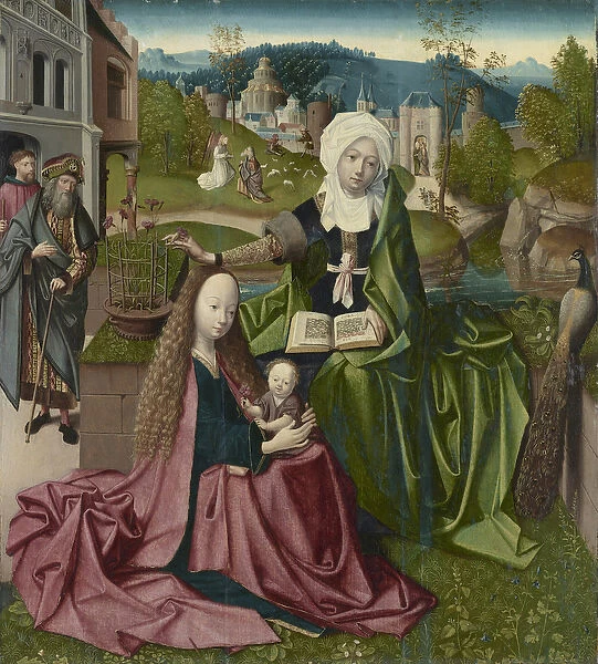 Virgin and Child with Saint Anne, c. 1495 (oil on panel)