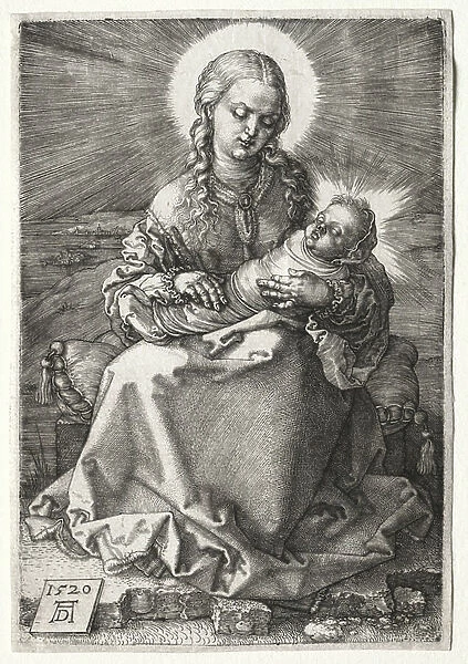 The Virgin with the Swaddled Child, 1520 (engraving)