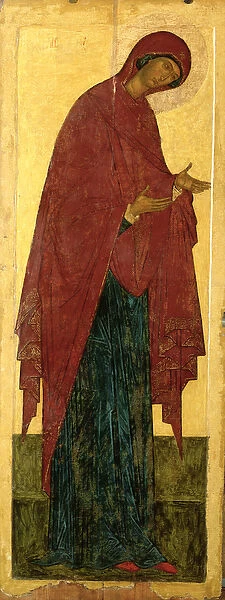 The Virgin (tempera & gold leaf on panel)
