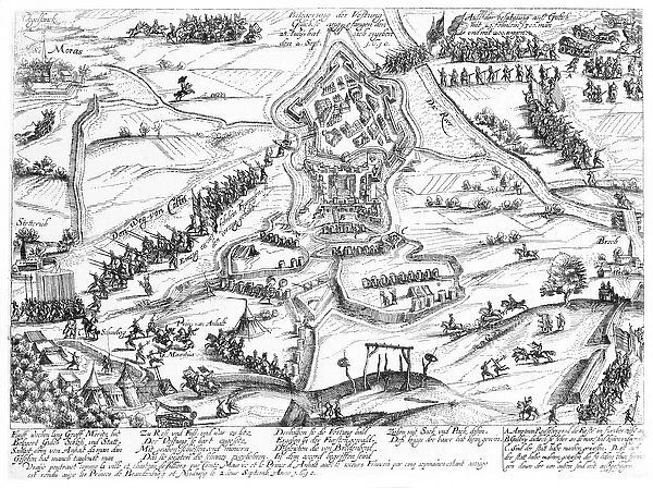 War of the Juelich Succession, 1610 (engraving)