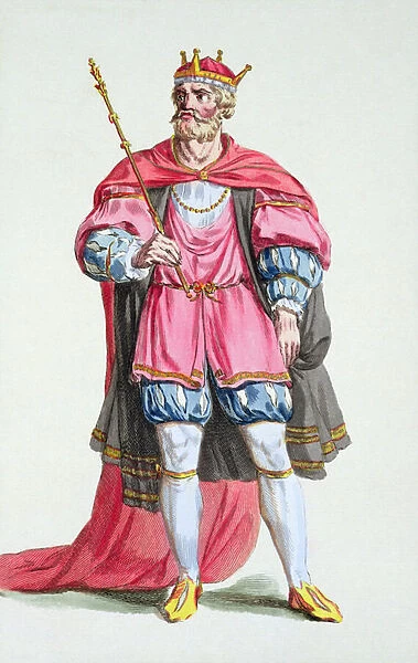 William the Conqueror (1027-87), from Receuil des Estampes