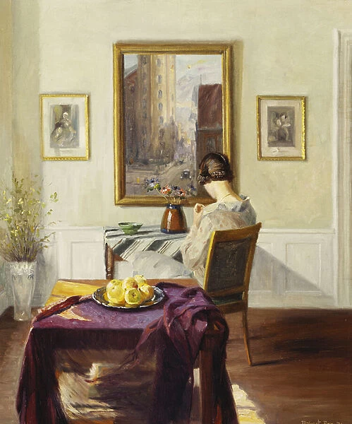 A Woman in an Interior, 1936 (oil on canvas)