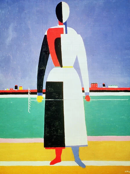 Woman with a Rake, c. 1928-32 (oil on canvas)