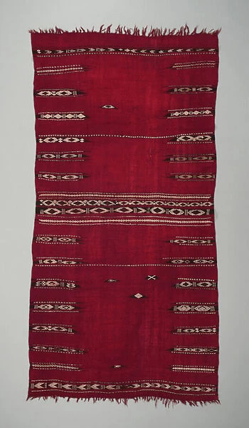 Womans ceremonial mantle (baqnouq), Early 20th century (wool and cotton)