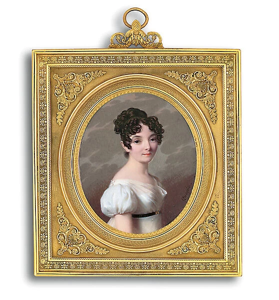 A Young Lady (w  /  c on ivory)